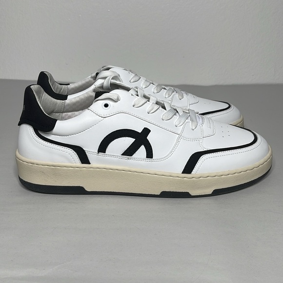 Løci Men's Neo White Vegan Leather Low Top Sneakers Size 47 US 13 - Picture 5 of 8